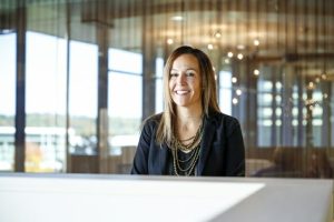 Image of woman smiling at camera