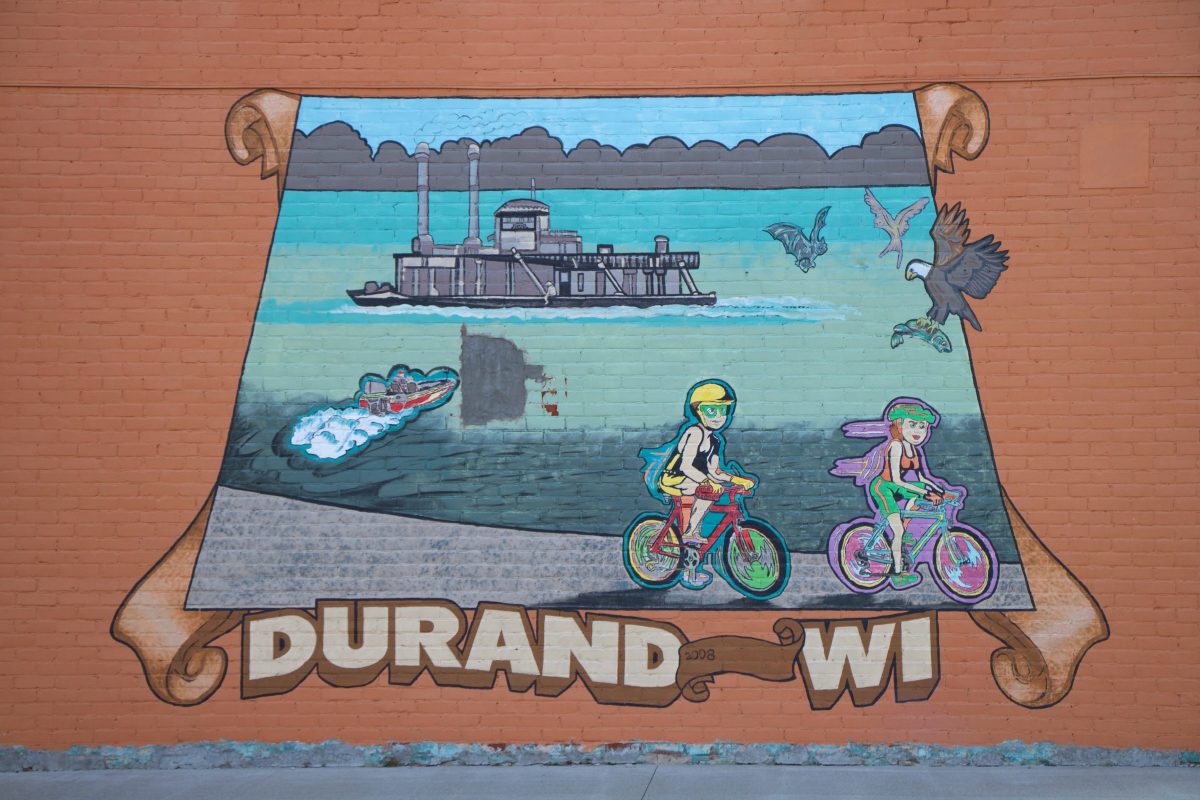 sign on wall stating durant wisconsin